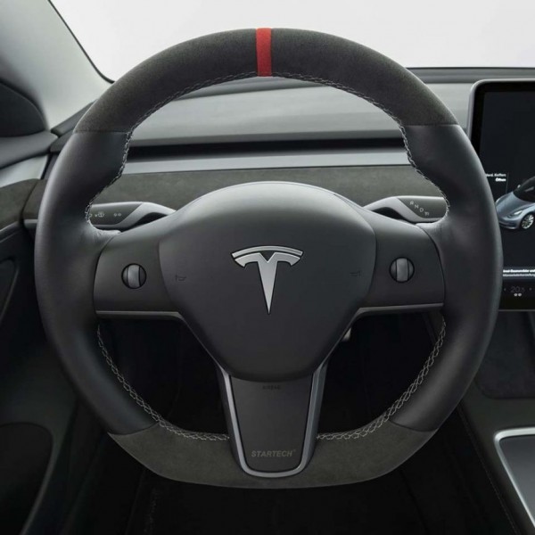 Housses sièges voiture Tesla Model Y en alcantara