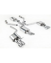 Ligne d'échappement inox à valves Cat-Back MILLTEK pour AUDI SQ5 3,0 TFSI 8R2 (2013-2016)