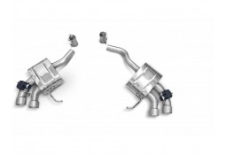 Echappement inox TUBI STYLE pour Porsche Macan R4 2.0 TFSI avec PSE (95.2B)(2021+)-Ligne fap-back à valves