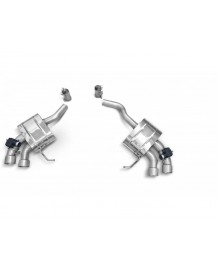 Echappement inox TUBI STYLE pour Porsche Macan R4 2.0 TFSI avec PSE (95.2B)(2021+)-Ligne fap-back à valves