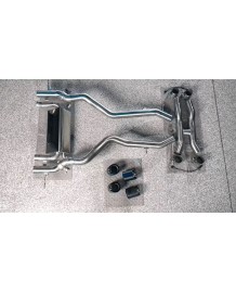 Echappement inox DÄHLER/DAEHLER BMW M4 G82 G83 / M3 G80 G81 (2020+)-Ligne Fap-Back à valves