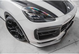 Extensions de pare-chocs avant TECHART pour Porsche Cayenne Turbo GT Coupé E3 9YA (2021-2023)