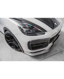 Extensions de pare-chocs avant TECHART pour Porsche Cayenne Turbo GT Coupé E3 9YA (2021-2023)