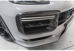 Extensions de pare-chocs avant TECHART pour Porsche Cayenne Turbo GT Coupé E3 9YA (2021-2023)