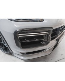 Extensions de pare-chocs avant TECHART pour Porsche Cayenne Turbo GT Coupé E3 9YA (2021-2023)