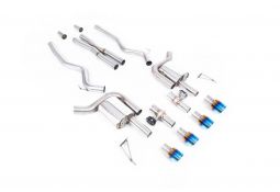 Ligne d'échappement inox Cat-Back à valves MILLTEK pour Ford Mustang MK7 5.0 V8 GT S650 Fastback (2024+)