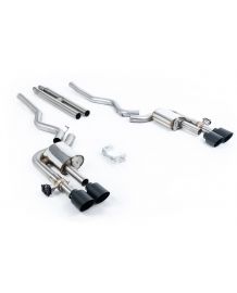 Ligne d'échappement inox Cat-Back à valves MILLTEK pour Ford Mustang MK7 5.0 V8 Dark Horse S650 FastBack (2024+)(Race)