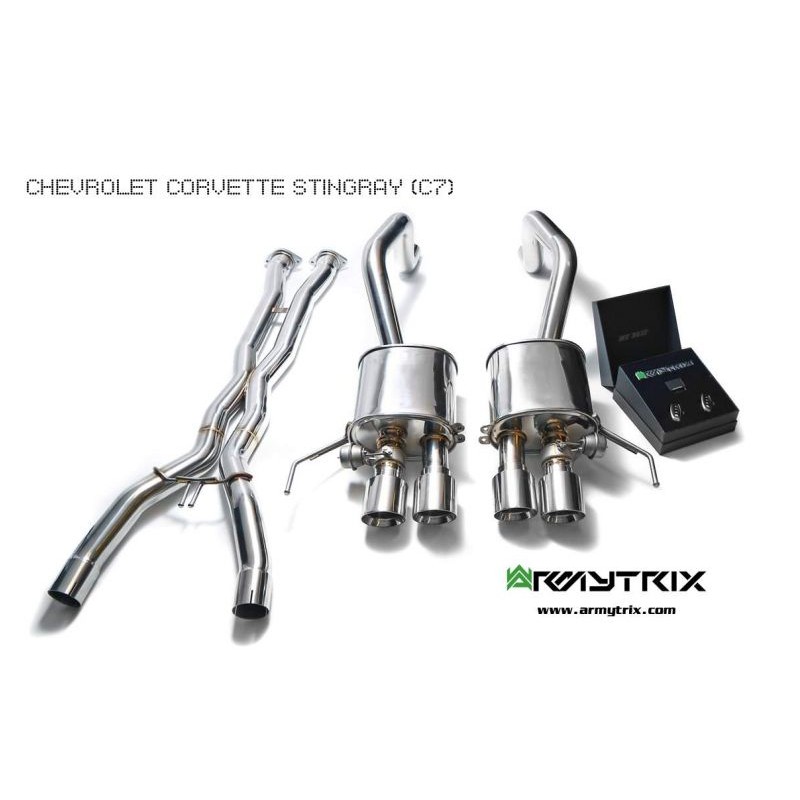 Echappement ARMYTRIX Chevrolet Corvette C7 6.2L-SupRcars®