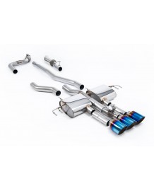 Ligne d'échappement inox Cat-Back à valves MILLTEK pour Honda Integra Type S (DE5) 2,0T 320Ch (2023+)(Sport+)