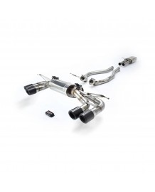 Echappement sport inox QUICKSILVER pour Land Rover DEFENDER 90 P525 V8 (2020+)-Ligne FAP-Back à valves