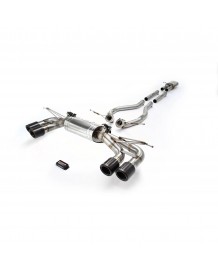 Echappement sport inox QUICKSILVER pour Land Rover DEFENDER 130 P525 V8 (2020+)-Ligne FAP-Back à valves