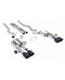 Ligne d'échappement inox Cat-Back à valves MILLTEK pour Ford Mustang MK7 5.0 V8 Dark Horse S650 FastBack (2024+)