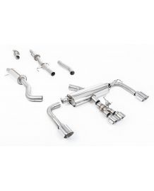 Ligne d'échappement inox Cat-Back primaire MILLTEK à valves TOYOTA Corolla GR 1,6T (2023+)