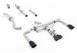 Ligne d'échappement inox Cat-Back primaire MILLTEK à valves TOYOTA Corolla GR 1,6T (2023+)