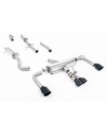 Ligne d'échappement inox Cat-Back primaire MILLTEK à valves TOYOTA Corolla GR 1,6T (2023+)