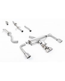 Ligne d'échappement inox Cat-Back primaire MILLTEK à valves TOYOTA Corolla GR 1,6T (2023+)