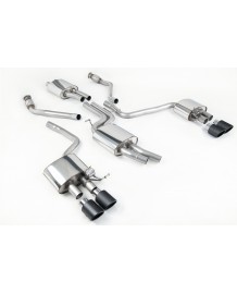 Ligne d'échappement inox à valves Cat-Back MILLTEK pour AUDI SQ5 3,0 TFSI 8R2 (2013-2016)