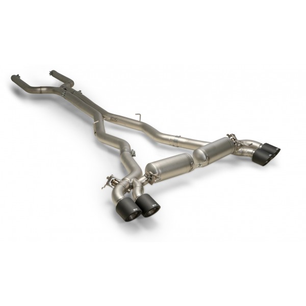 Echappement inox REMUS pour BMW M8 Competition F93 Gran coupé (10/2019+)-Ligne Cat-Back à valves Sport