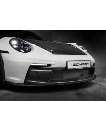 Spoiler Avant carbone TECHART pour Porsche 992 GT3 (2021+)