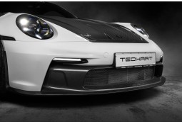 Insert de pare-chocs avant carbone TECHART pour Porsche 992 GT3 (2021+)