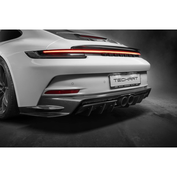 Extension Diffuseur carbone TECHART pour Porsche 992 GT3 (2021+)