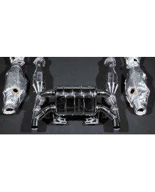 Echappement inox CAPRISTO pour FERRARI 430 Scuderia- Silencieux à valves + Catalyseurs sport