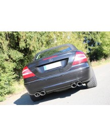 Echappement FOX Mercedes CLK Toutes motorisations (W209) -Silencieux 4 Sorties look AMG