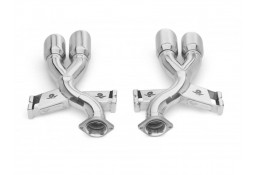 Echappement inox TUBI STYLE pour Ferrari 575 Maranello / Superamerica  / 550 (2002-2006)- Tubes de sorties