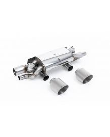 Silencieux d'échappement inox à valves MILLTEK pour Porsche 991.2 3.0 Carrera T / S / GTS PSE (2015-2019)