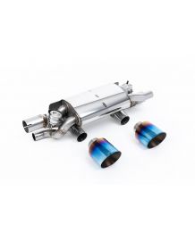 Silencieux d'échappement inox à valves MILLTEK pour Porsche 991.2 3.0 Carrera T / S / GTS PSE (2015-2019)