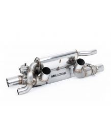 Silencieux d'échappement inox à valves MILLTEK pour Porsche 991.2 3.0 Carrera T / S / GTS PSE (2015-2019)