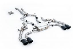 Ligne d'échappement inox FAP-Back à valves MILLTEK pour BMW X4M + COMPETITION F98 (2022+)(Homologuée)