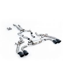 Ligne d'échappement inox FAP-Back à valves MILLTEK pour BMW X4M + COMPETITION F98 (2022+)(Homologuée)