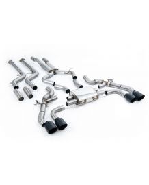 Ligne d'échappement inox Cat-Back à valves MILLTEK pour BMW X4M + COMPETITION F98 (2022+)(Race)