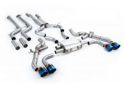 Ligne d'échappement inox Cat-Back à valves MILLTEK pour BMW X4M + COMPETITION F98 (2022+)(Race)