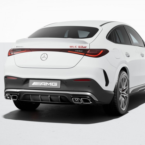 Diffuseur + Embouts échappements GLC63 S AMG pour Mercedes GLC Coupé X254 Pack AMG (2023+)