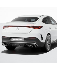 Diffuseur + Embouts échappements GLC63 S AMG pour Mercedes GLC Coupé X254 Pack AMG (2023+)