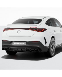 Diffuseur + Embouts échappements GLC63 S AMG pour Mercedes GLC Coupé X254 Pack AMG (2023+)