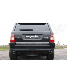 Echappement inox CARGRAPHIC pour Range Rover Sport 4.4 V8 / 4.2 V8 LS (2005-2009) - Ligne Cat-Back