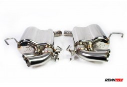 Echappement inox RENNtech pour Mercedes SL55 SL63 AMG R232 (2021+)-Silencieux à valves