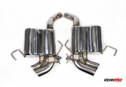 Echappement inox RENNtech pour Mercedes SL55 SL63 AMG R232 (2021+)-Silencieux à valves