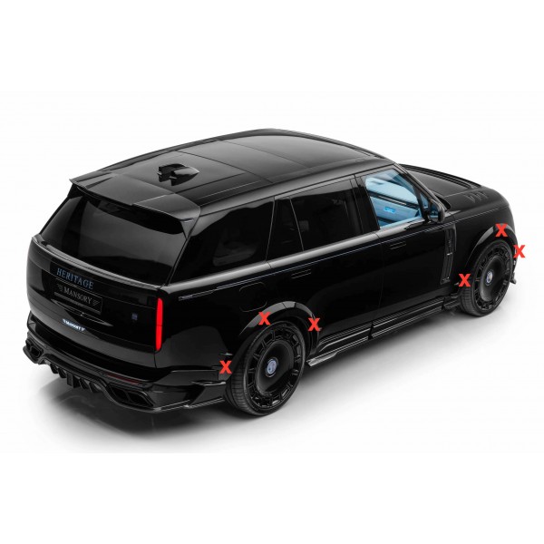 Kit carrosserie carbone MANSORY pour Range Rover SV L460 (2022+)(Soft)