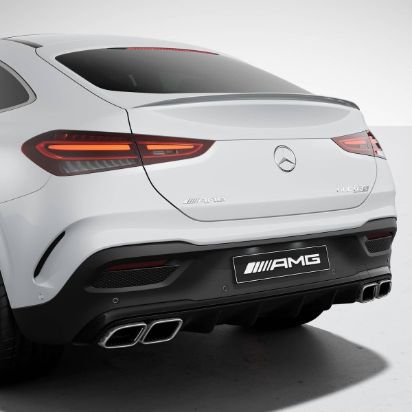 Diffuseur arrière + embouts échappements GLE63 AMG pour Mercedes GLE Coupé C167 Pack AMG Facelift (07/2023+)