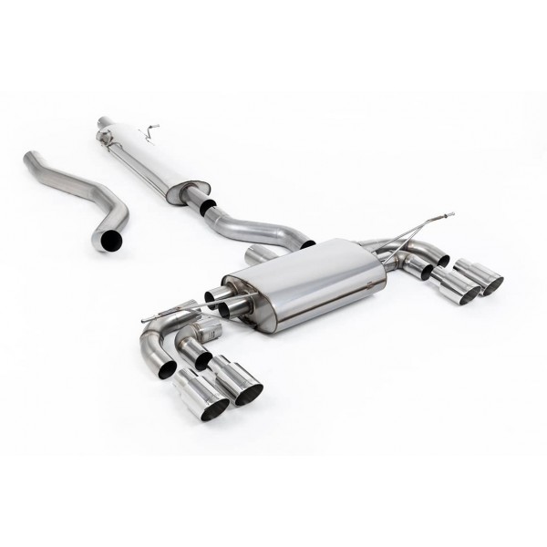 Ligne d'échappement inox FAP-Back MILLTEK pour Land Rover Defender 130 2,0 i4 P300 & P400e (2023+)(Homologuée)