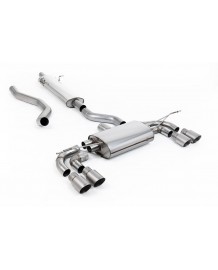 Ligne d'échappement inox FAP-Back MILLTEK pour Land Rover Defender 130 2,0 i4 P300 & P400e (2023+)(Homologuée)