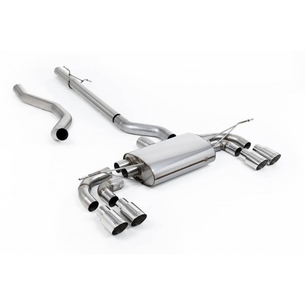 Ligne d'échappement inox FAP-Back MILLTEK pour Land Rover Defender 130 2,0 i4 P300 & P400e (2023+)(Sport)