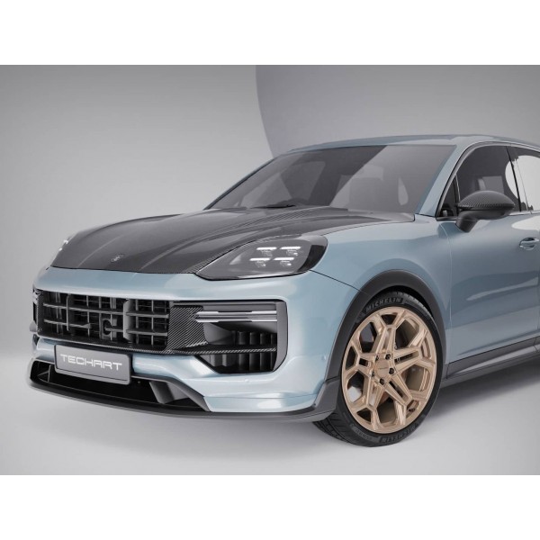 Spoiler avant TECHART pour Porsche Cayenne Pack Sport Design et Turbo Coupé SUV 9YB E3.2 (2024+)