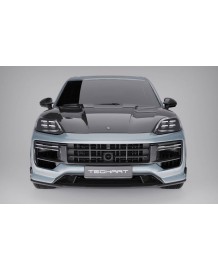 Capot TECHART pour Porsche Cayenne V6 S E-Hybrid S-E-Hybrid GTS Turbo E-Hybrid Coupé et SUV 9YB E3.2 (2024+)