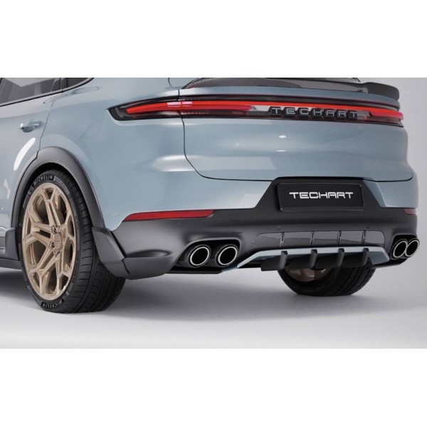 Aero Wings arrière TECHART pour Porsche Cayenne V6 S E-Hybrid S-E-Hybrid GTS Turbo E-Hybrid GT Coupé SUV 9YB E3.2 (2024+)