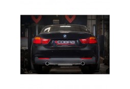 Echappement inox COBRA pour BMW 435d F32 F33 F36 Pack M (2013-2016)- Silencieux look 440i